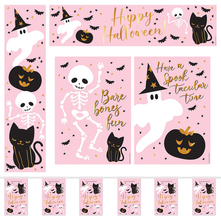 Pink Halloween Decoration Party Pack