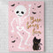 Pink Halloween Skeleton Poster - A3