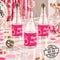 Pink Hen Party Personalised Mini Champagne Bubbles - Pack of 16