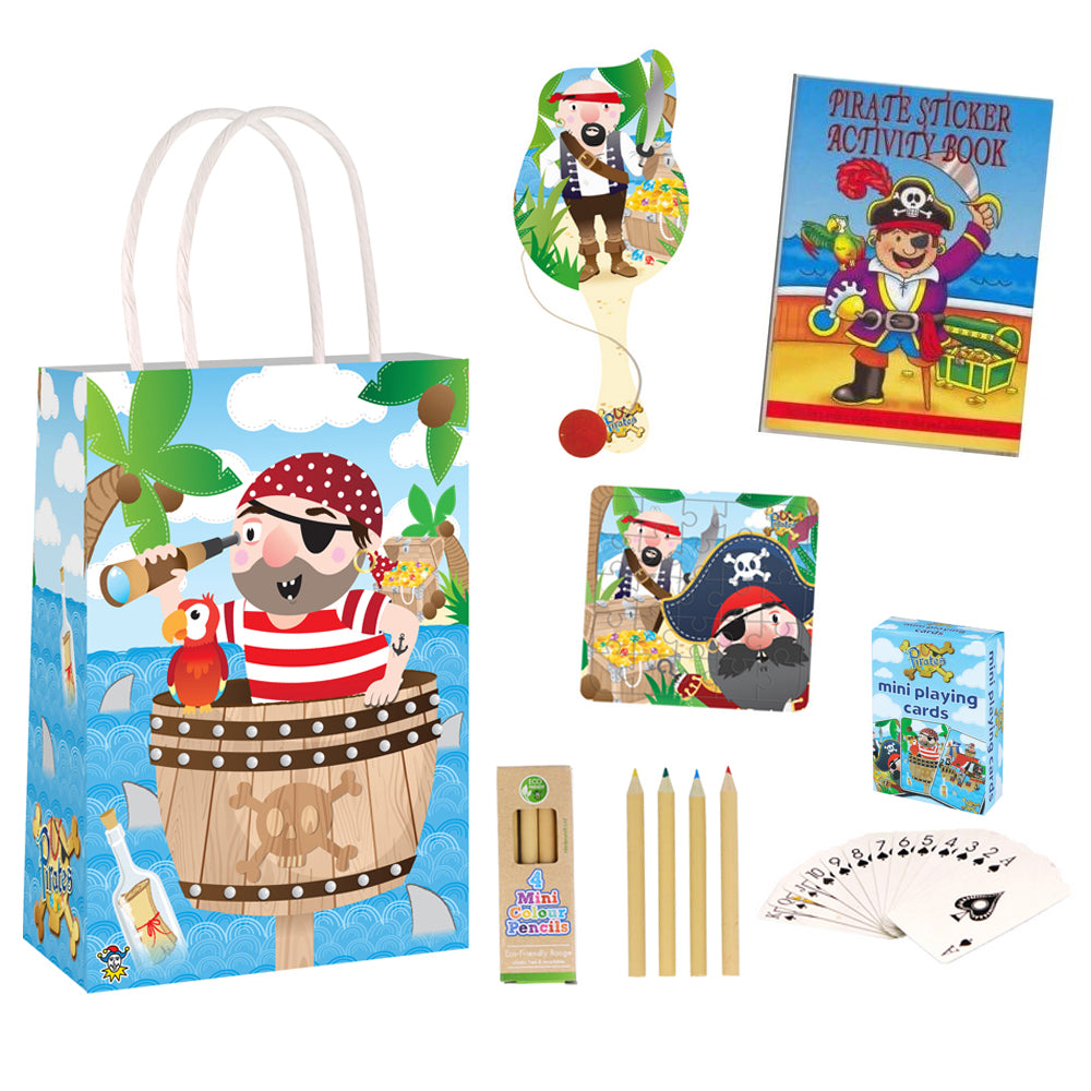 Pirate Plastic Free Party Bag Kit with Contents - Each