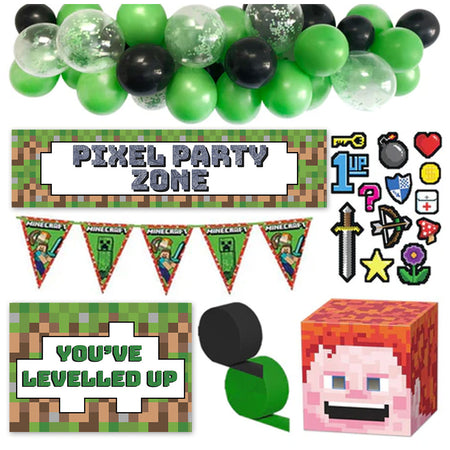 Minecraft Decoration Party Pack