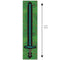 Pixel Blocks Sword Portrait Banner - 30cm x 120cm