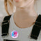 Pop Hunters Girl Group Silhouette Badge - 58mm - Each