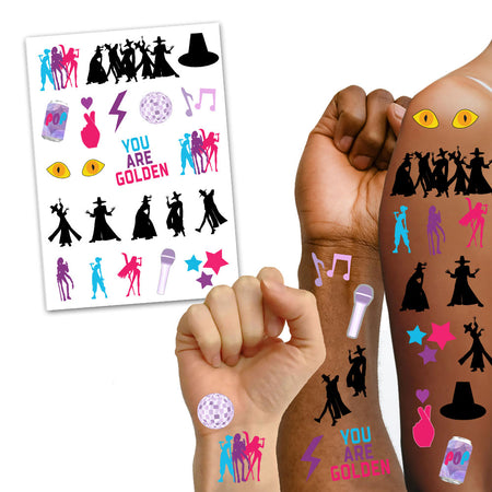 Pop Hunters Icons Tattoos - Sheet of 21 Designs - A5 Sheet