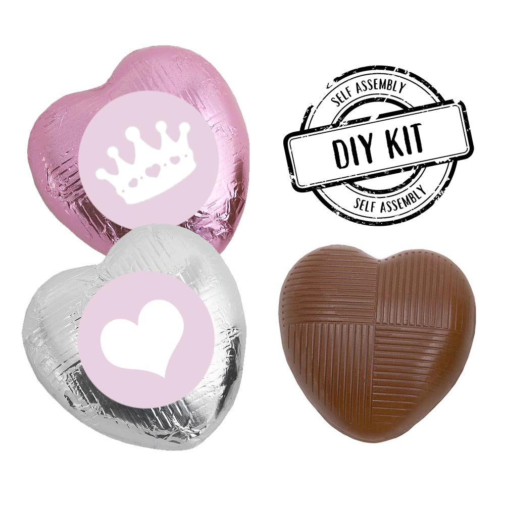 Princess Heart Chocolates Kit - Pack of 24