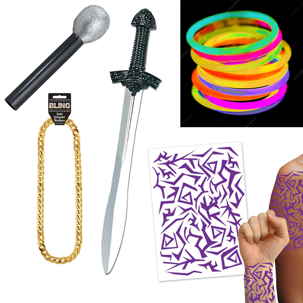Purple Pop Hunter Fancy Dress Kit