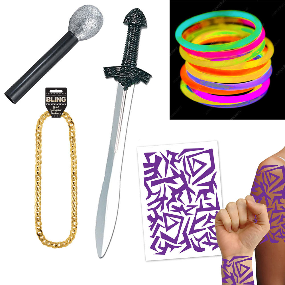 Purple Pop Hunter Fancy Dress Kit