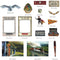 Official Harry Potter Card Cutouts Room Decoration Kit - Pack of 15