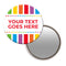 Personalised Rainbow Celebration Pocket Mirror - 58mm - Each