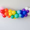 Multi-colour Rainbow Balloon Cluster Cloud Kit - 30 Balloons - 2.5m