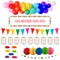 Rainbow Celebration Personalised Decoration Pack
