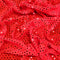 Red Sequin Fabric Table Runner - 1.1m