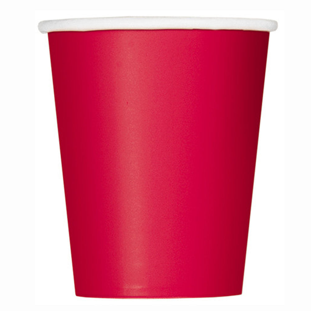 Red Paper Cups - 266ml - Each