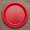 Red Paper Plates - Each - 9