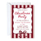 Personalised Red and Pink Christmas Party Invitations - Pack of 16