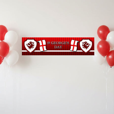 Red St. George's Day Banner