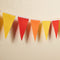 Red, Orange & Yellow Fabric Bunting - 8m