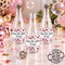 Rose Gold Leopard Print Personalised Mini Champagne Bubbles - Pack of 16