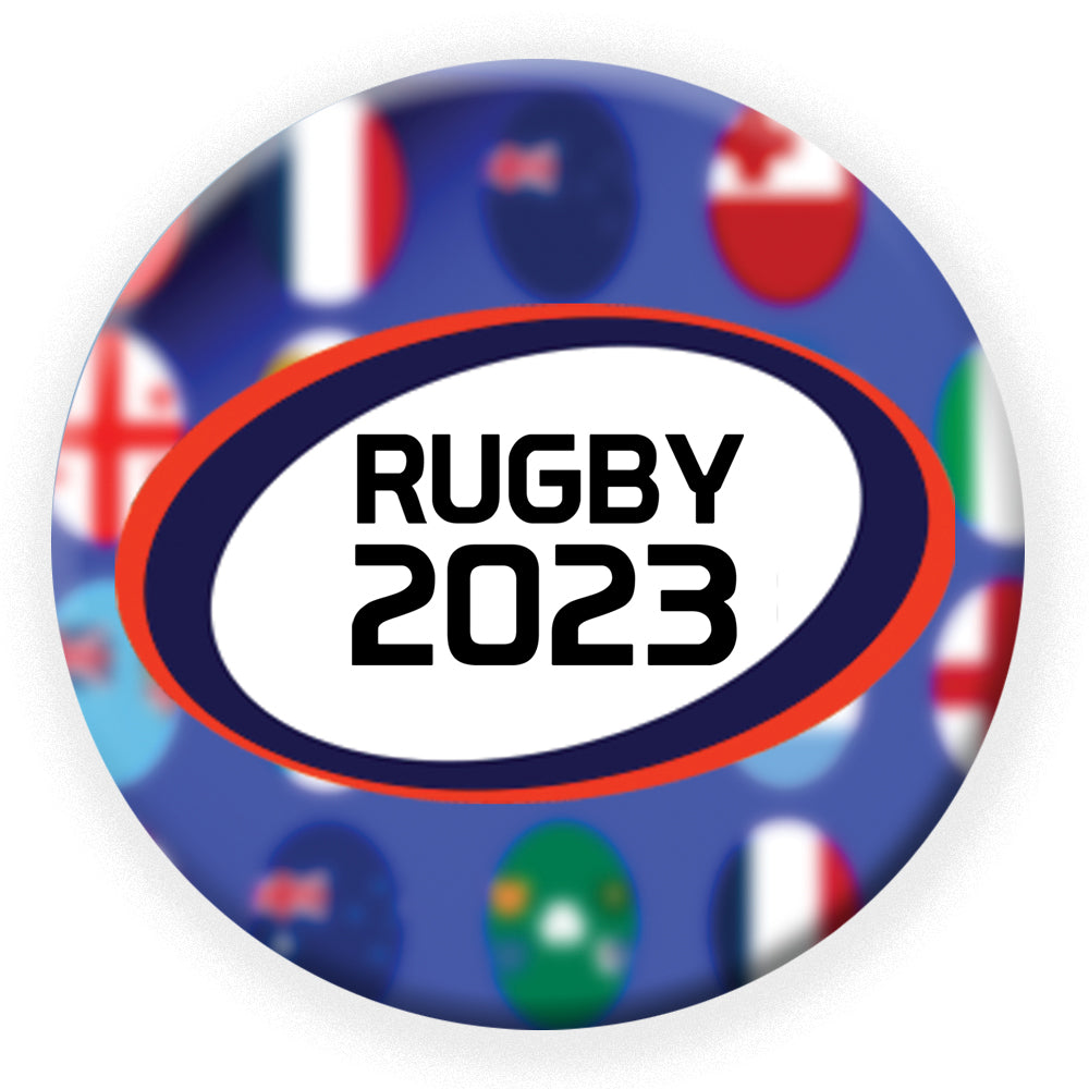 Rugby World Cup 2023 Badge - 58mm - Each