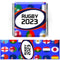 Rugby World Cup Square Chocolates - Pack of 16