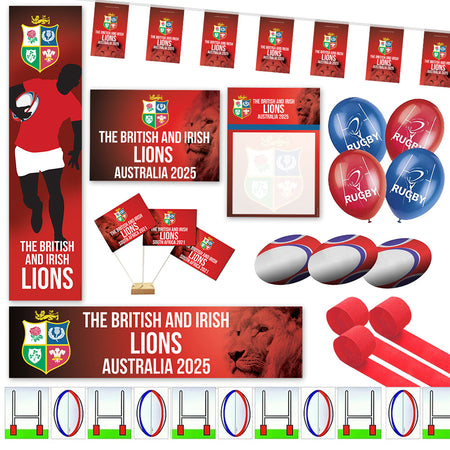 Lions Rugby Australia 2025 Decoration Party Pack
