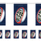 Rugby Ball Paper Bunting Decoration - 2.4m