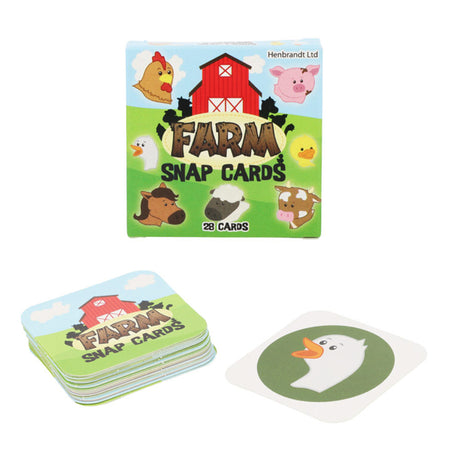 Farm Mini Snap Card Game - 5cm