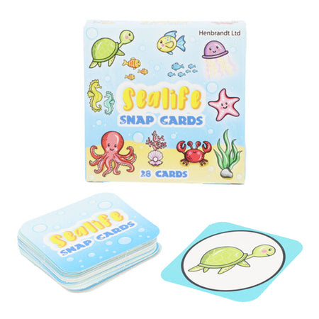 Sealife Mini Snap Card Game - 5cm