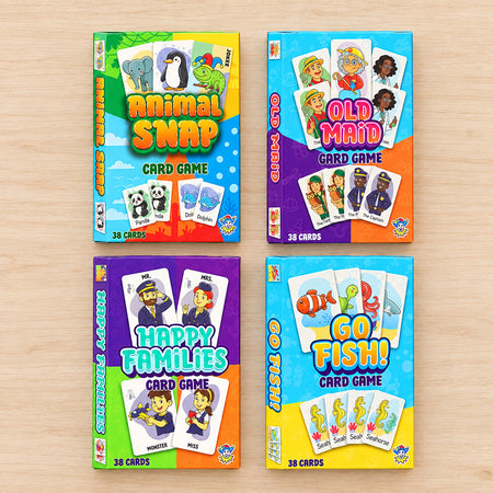 Family Card Game - 4 Assorted Designs - Sold Individually