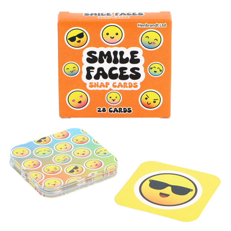 Emoji Mini Snap Card Game - 5cm