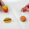 Fast Food Erasers - 4 Assorted Designs - 3.5cm - Each