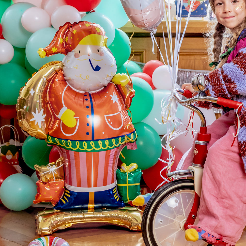 Standing Air-Fill Santa Claus Foil Balloon - 41