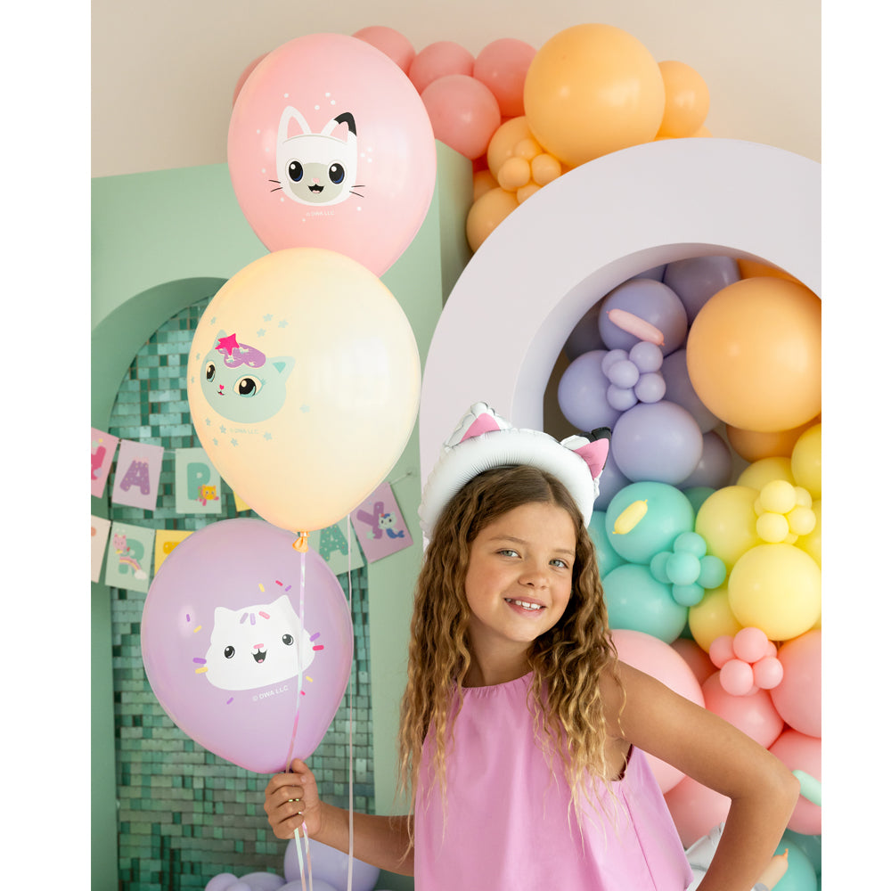 Gabby's Dollhouse Latex Balloons - 11" - Pack of 6