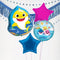 Inflated Baby Shark Balloon Bundle in a Box