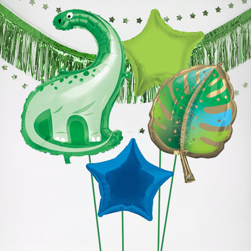 Inflated Dinosaur Balloon Bundle in a Box