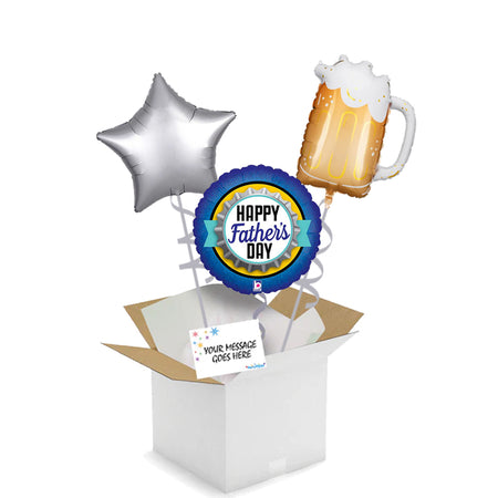 Father's Day Beer Lover Balloon Bundle in a Box