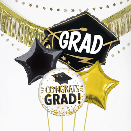 Inflated Graduation Balloon Bundle in a Box