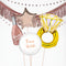 Inflated Hen Party Rose Gold Balloon Bundle in a Box