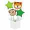 Inflated Jungle Balloon Bundle in a Box