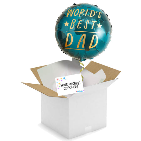 Send an Inflated Balloon - Father's Day World's Best Dad - 18