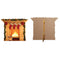 Festive Christmas Fireplace Cardboard Cutout - 101cm Tall