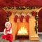 Festive Christmas Fireplace Cardboard Cutout - 101cm Tall