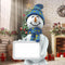 Snowman with Sign Cardboard Cutout - 1.83m