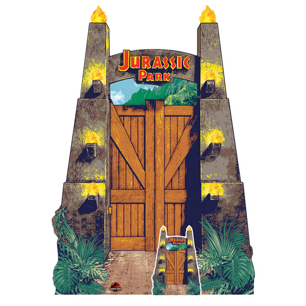 Jurassic Park Entrance Sign Cardboard Cutout - 1.31cm