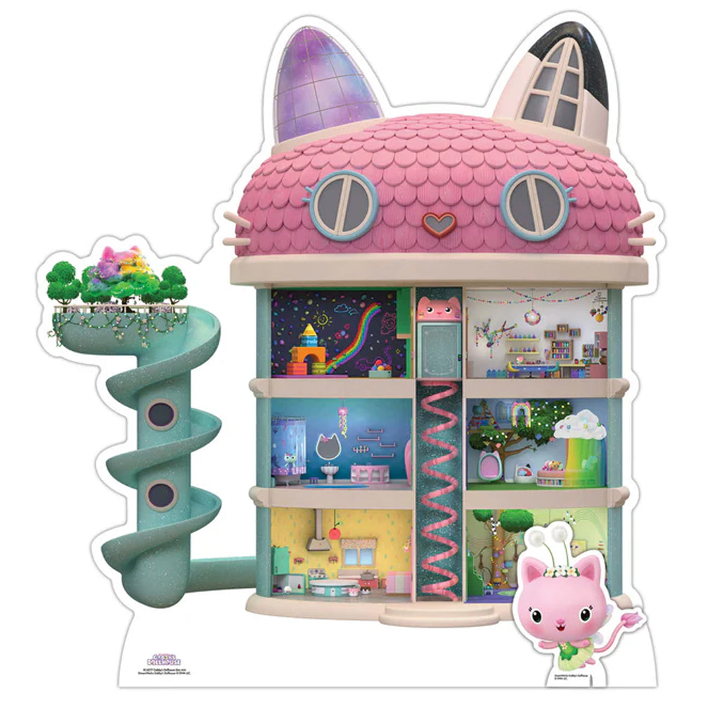 Gabby's Dollhouse Cardboard Cutout - 79cm + FREE Mini Cutout