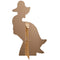 Duck With Blue Bonnet Cardboard Cutout - 91cm