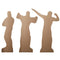 Mini Hulk Hogan Desktop Card Cutout Decorations - Pack of 3 - 30cm