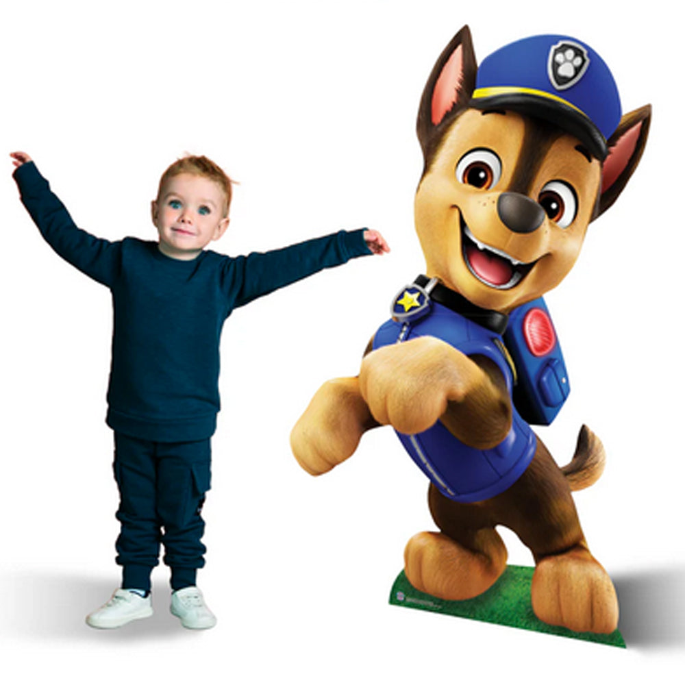 Paw Patrol Chase Police Puppy Cardboard Cutout - 1.33m
