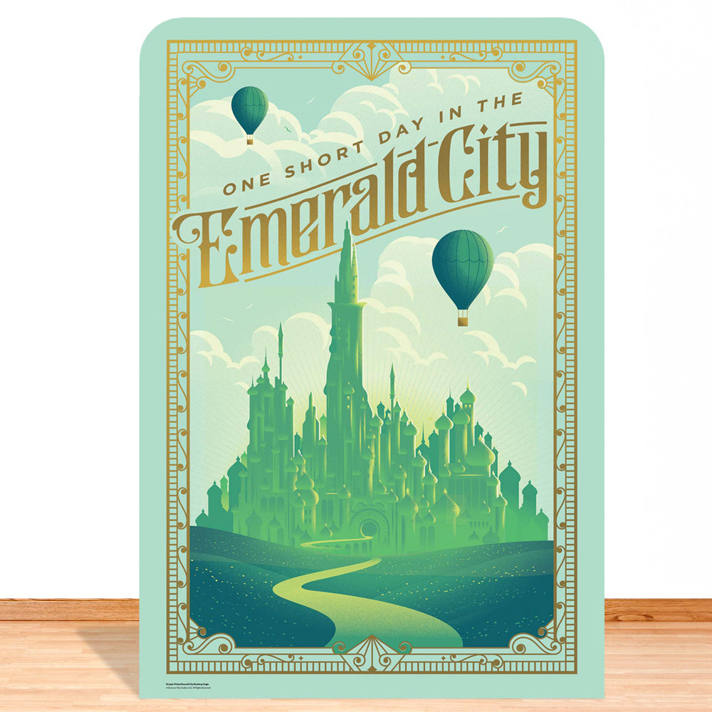 Wicked Emerald City Backdrop Cardboard Cutout - 1.33m