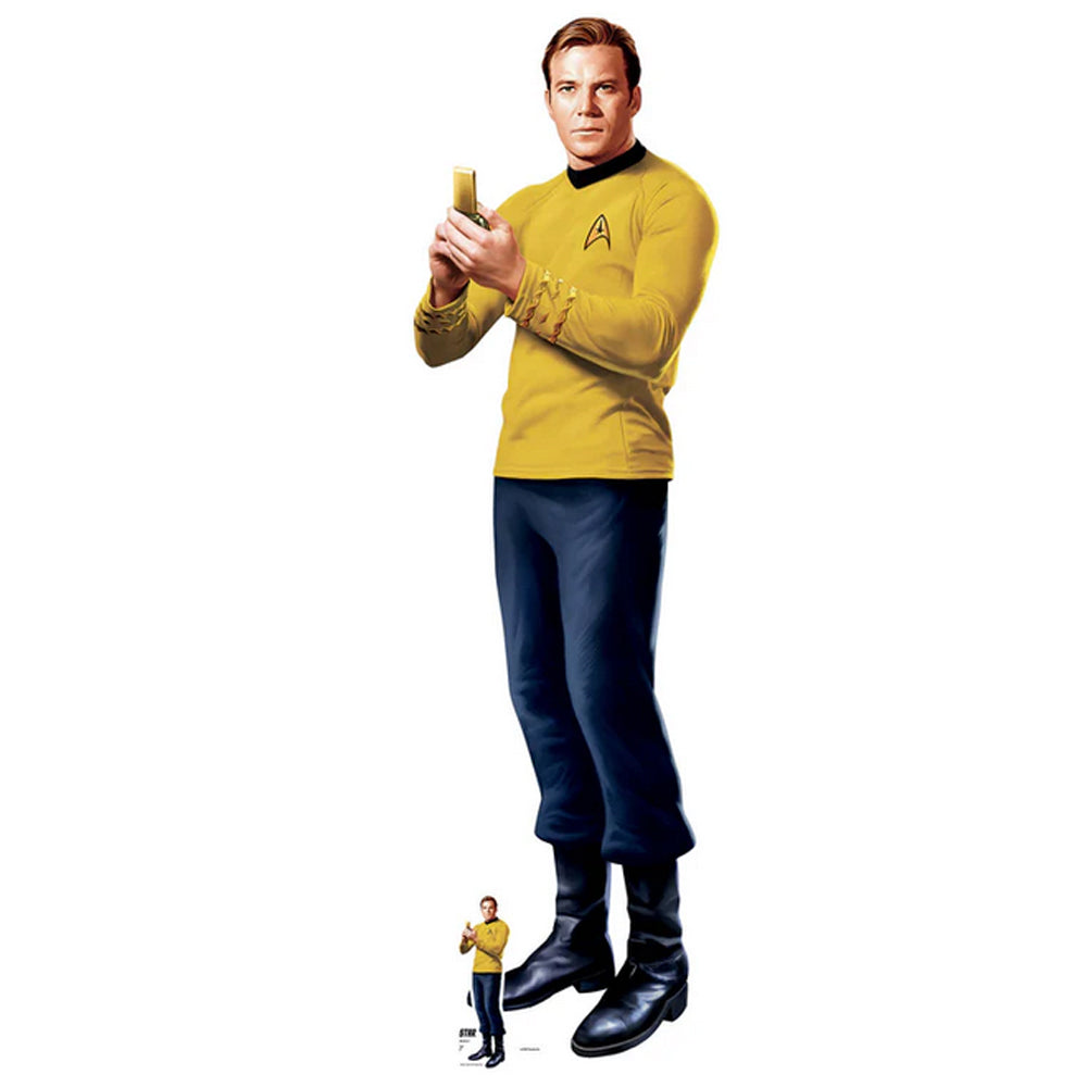 Captain Kirk Star Trek Lifesize Cardboard Cutout - 1.79m
